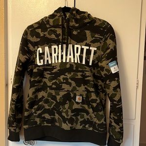 Carhartt Camo Sweatshirt Sz XS (0-2)